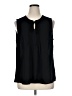 Daniel Rainn 100% Polyester Black Sleeveless Blouse Size XL (estimated) - photo 1