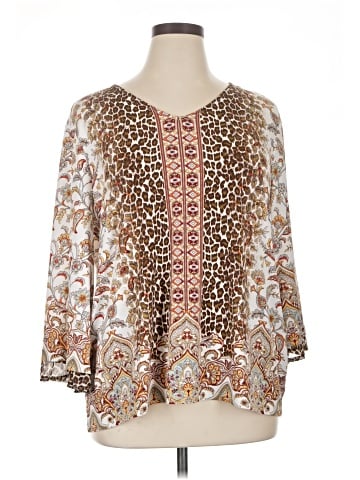 Chico's 3/4 Sleeve Blouse (view 1)