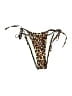 Unbranded Animal Print Brown Swimsuit Bottoms Size 0XL - photo 1