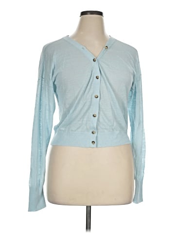 Madewell Linen-Blend V-Neck Cardigan (view 1)