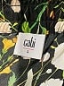 CAbi 100% Polyester Floral Green Casual Pants Size S - photo 7