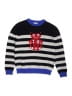 Hanna Andersson 100% Cotton Stripes Blue Pullover Sweater Size 140 cm / US 10 - photo 1
