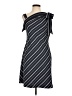 ECI Stripes Black Casual Dress Size 2 - photo 1