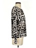 Chaser Animal Print Silver Long Sleeve Top Size S - photo 4
