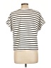Cable & Gauge Stripes Ivory Short Sleeve Top Size L - photo 2