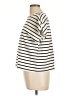 Cable & Gauge Stripes Ivory Short Sleeve Top Size L - photo 5
