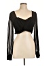Guess Black Long Sleeve Top Size L - photo 1