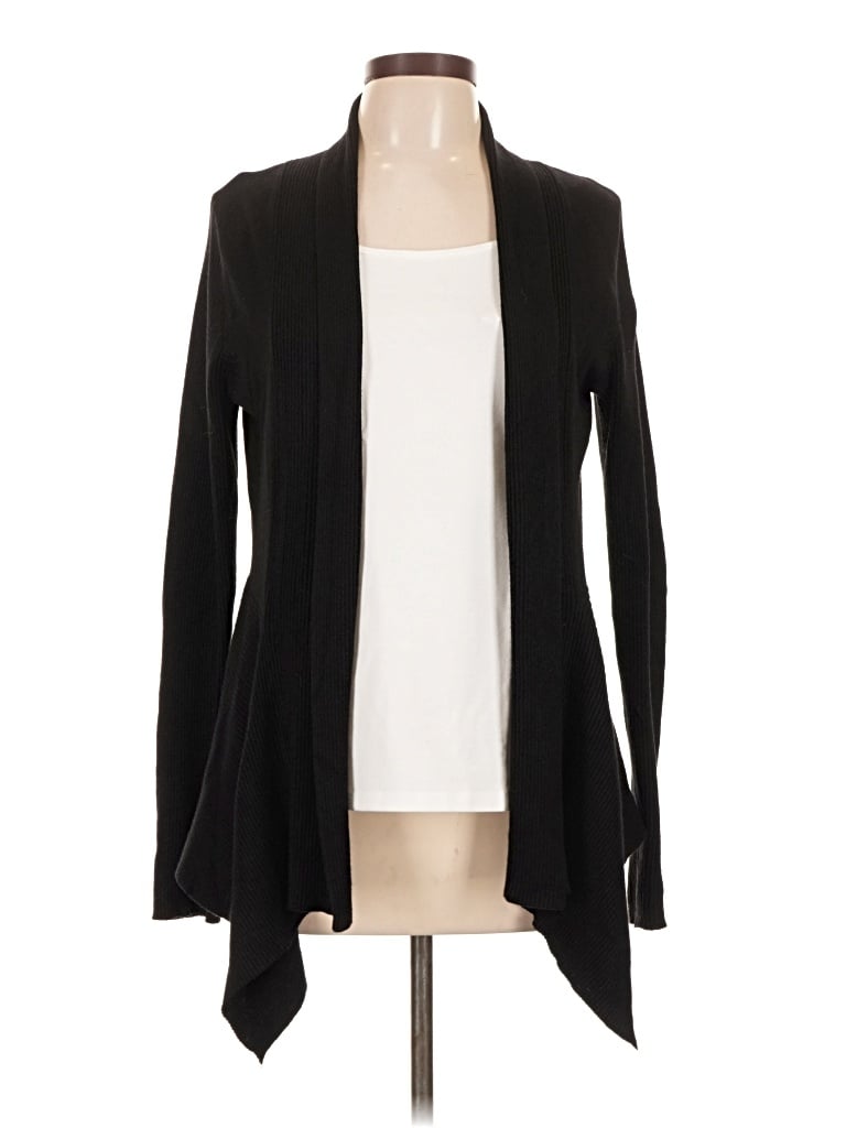 Pre-owned H By Halston Cardigan Sweater In Black