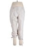 Ann Taylor LOFT 100% Cotton Silver Cargo Pants Size 14 - photo 1