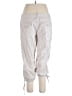Ann Taylor LOFT 100% Cotton Silver Cargo Pants Size 14 - photo 2