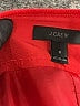 J.Crew 100% Wool Solid Red Wool Skirt Size 6 - photo 4