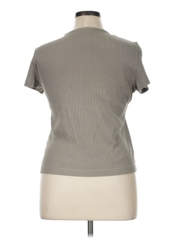 Madewell Garment-Dyed Ribbed Crewneck Pocket Tee (view 2)