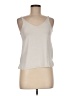 Topshop 100% Polyester Ivory Sleeveless Top Size 6 - photo 1