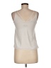 Topshop 100% Polyester Ivory Sleeveless Top Size 6 - photo 2