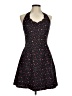 Robbie Bee 100% Polyester Hearts Black Cocktail Dress Size 6 - photo 1