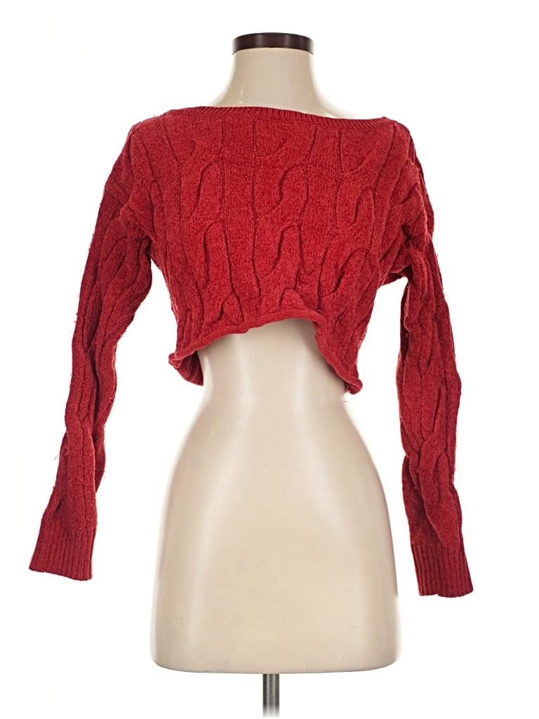 Pre-owned Garage Pullover Sweater In Red