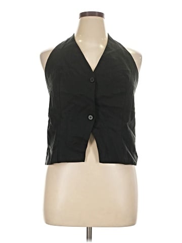 MNG Sleeveless Button-Down Shirt (view 1)