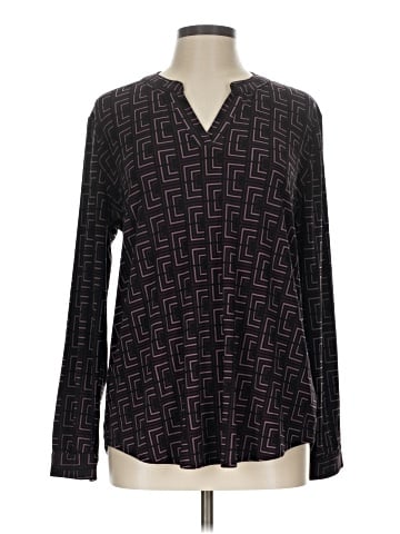 Anne Klein Long Sleeve Blouse (view 1)