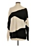 H&M Color Block Ivory Turtleneck Sweater Size S - photo 1