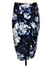 Vince Camuto Print Blue Formal Skirt Size M - photo 2