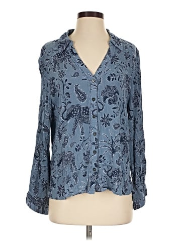 Democracy 3/4 Sleeve Blouse (view 1)