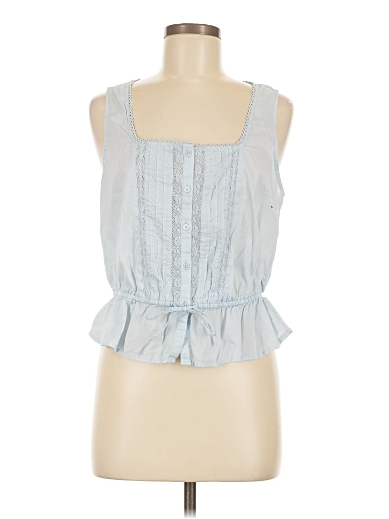 Pre-owned Old Navy Sleeveless Blouse In Blue