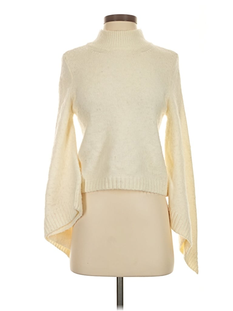 Pre-owned Moth Turtleneck Sweater In Ivory