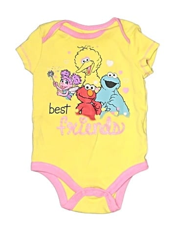 Sesame Street Short Sleeve Onesie (view 1)