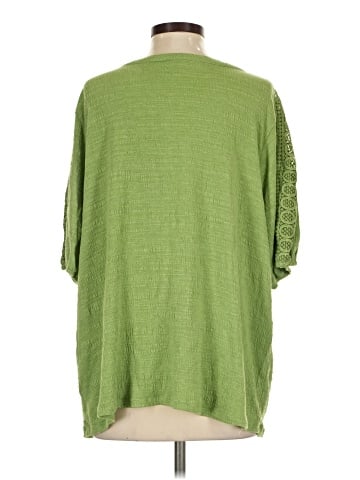 Cable & Gauge Short Sleeve Blouse (view 2)
