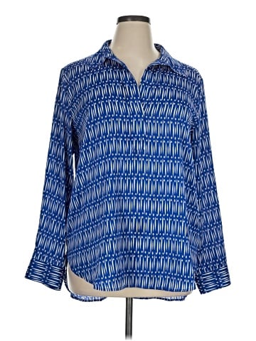 Ann Taylor 3/4 Sleeve Button-Down Shirt (view 1)