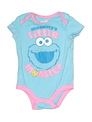 Sesame Street Short Sleeve Onesie (view 1)