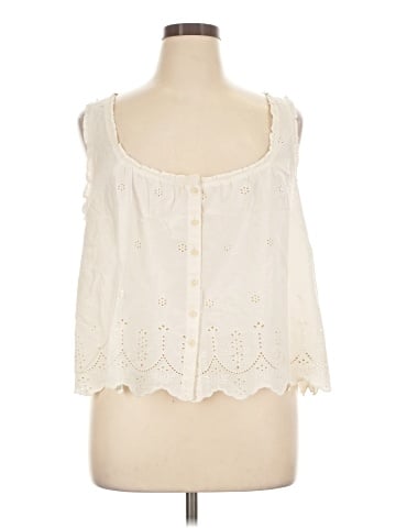 American Eagle Outfitters Sleeveless Blouse (view 1)