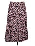 J.Crew 100% Polyester Floral Blue Casual Skirt Size 10 (tall) - photo 1