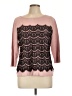 Roz & Ali Pink Pullover Sweater Size L - photo 1