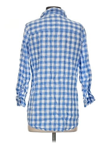 Isaac Mizrahi New York 3/4 Sleeve Button-Down Shirt (view 2)