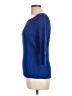 Casual Corner 100% Cotton Blue Pullover Sweater Size L - photo 5