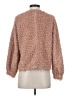 Trafaluc by Zara 100% Polyester Tweed Brown Pullover Sweater Size S - photo 2