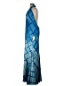 Halston 100% Polyester Argyle Blue Cocktail Dress Size 16 - photo 5