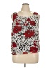 Dana Kay 100% Polyester Red Sleeveless Blouse Size 14 - photo 1