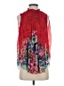 Deletta 100% Polyester Red Sleeveless Blouse Size S - photo 1