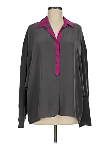 Twelfth Street by Cynthia Vincent Long Sleeve Silk Top (view 1)