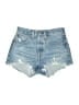 Levi's 100% Cotton Blue Denim Shorts Size 24 waist - photo 1