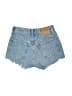 Levi's 100% Cotton Blue Denim Shorts Size 24 waist - photo 2