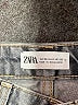 Zara Chevron-herringbone Gray Jeans Size 0 - photo 4