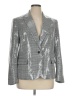 Anne Klein Metallic Silver Blazer Size 16 - photo 1