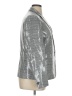 Anne Klein Metallic Silver Blazer Size 16 - photo 4