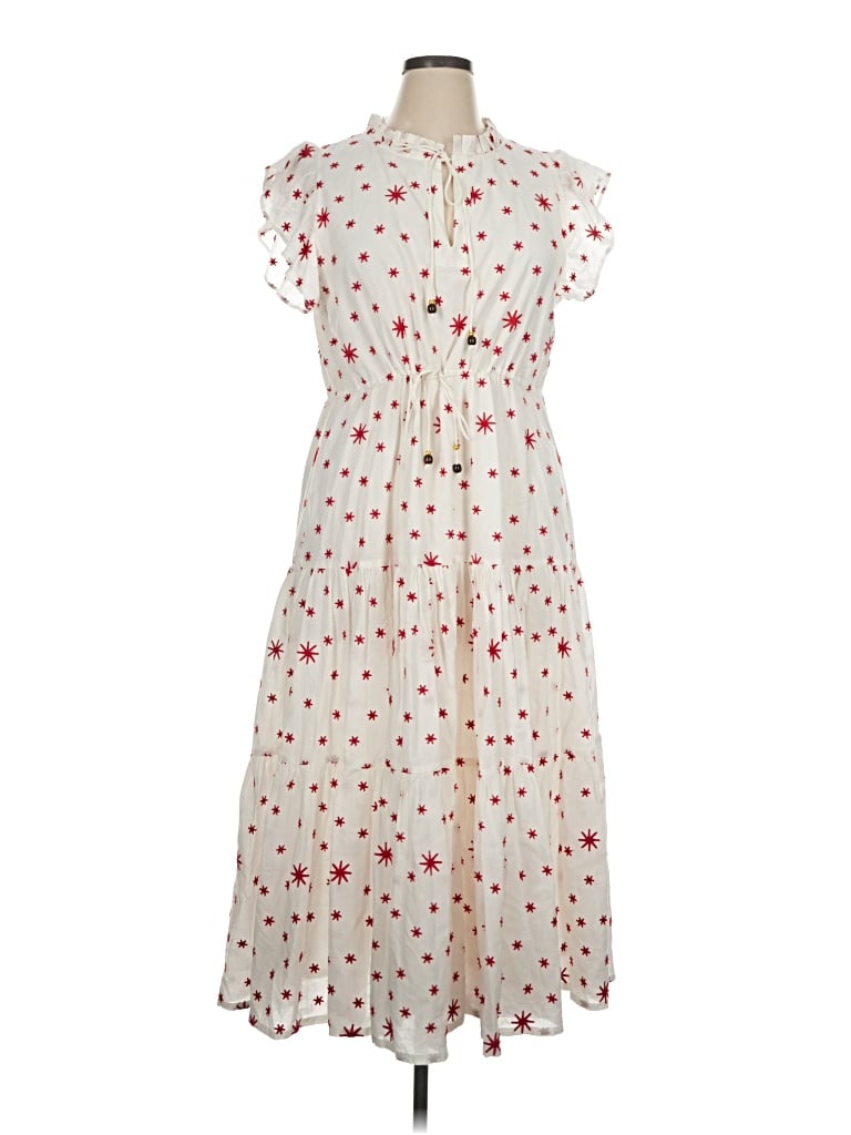 Pre-owned Oliphant Casual Dress In Ivory