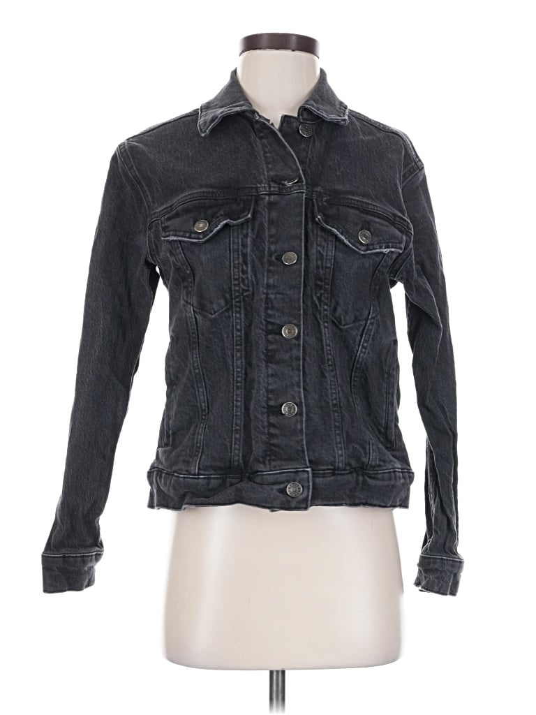 Pre-owned Rails Denim Jacket In Gray