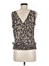Allison Joy 100% Polyester Brown Sleeveless Blouse Size M - photo 2
