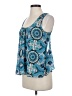 Meadow Rue 100% Polyester Blue Sleeveless Blouse Size XS - photo 1